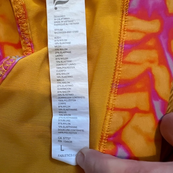 Fabletics  Leggings and Sports Bra Set - PowerHold Leggings - 7/8 - Picture 4 of 4